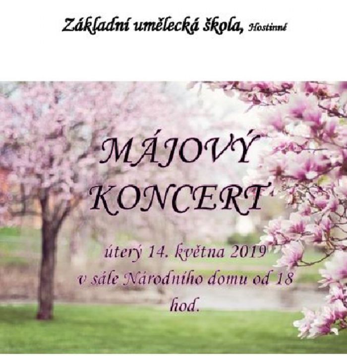 14.05.2019 - Májový koncert  ZUŠ - Hostinné