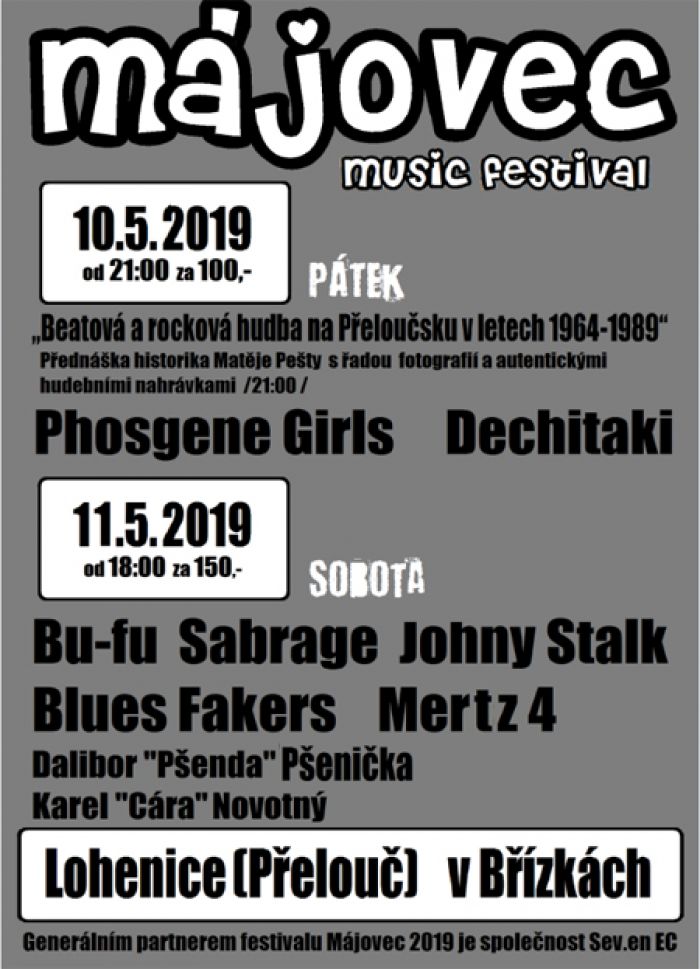10.05.2019 - Májovec - Hudební festival / Lohenice u Přelouče