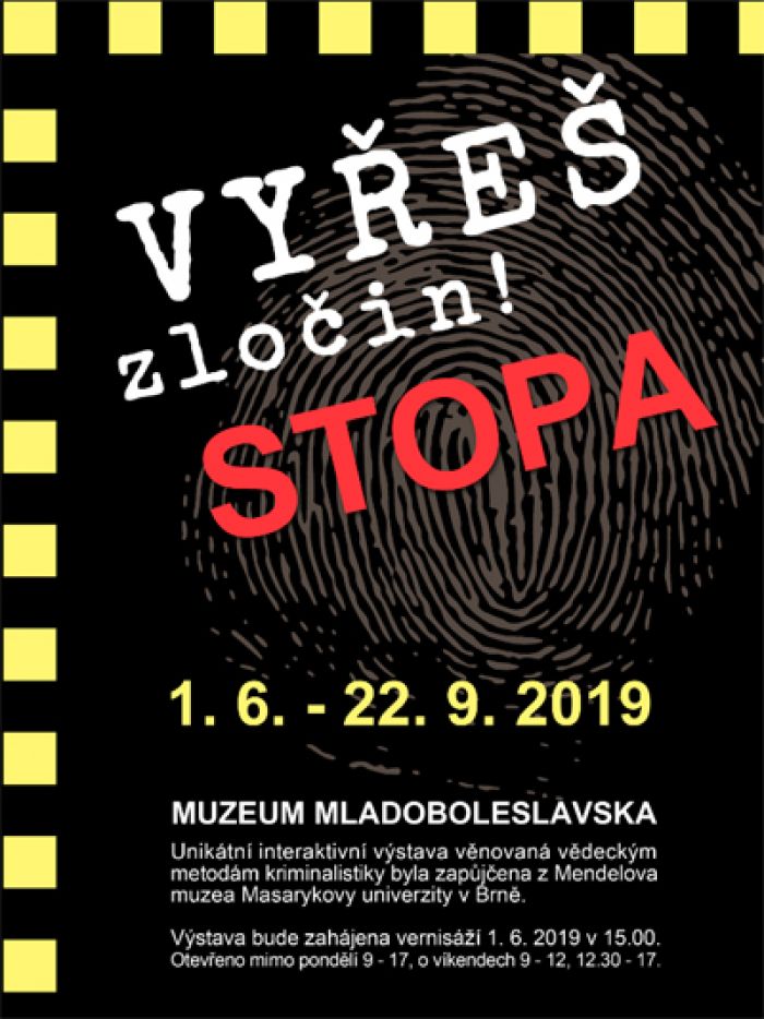 01.06.2019 - Vyřeš zločin - stopa / Mladá Boleslav