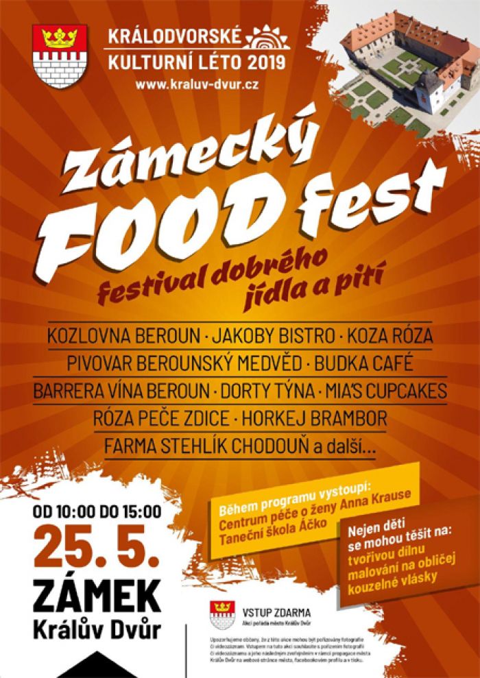 25.05.2019 - Zámecký food fest 2019 - Králův Dvůr
