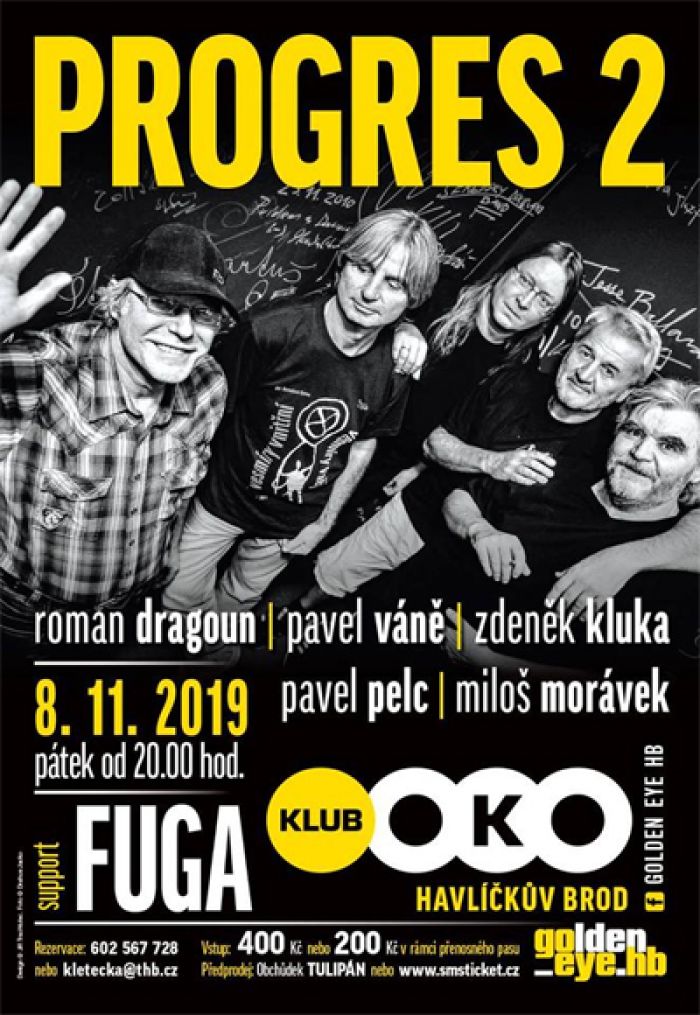 08.11.2019 - Progres 2 / Fuga - Koncert / Havlíčkův Brod