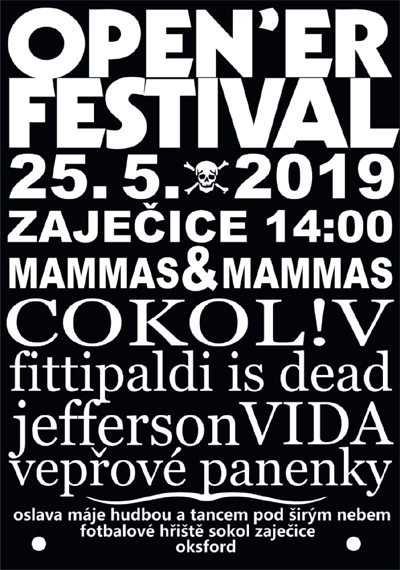25.05.2019 - OPEN´ER FESTIVAL 2019 - Zaječice 