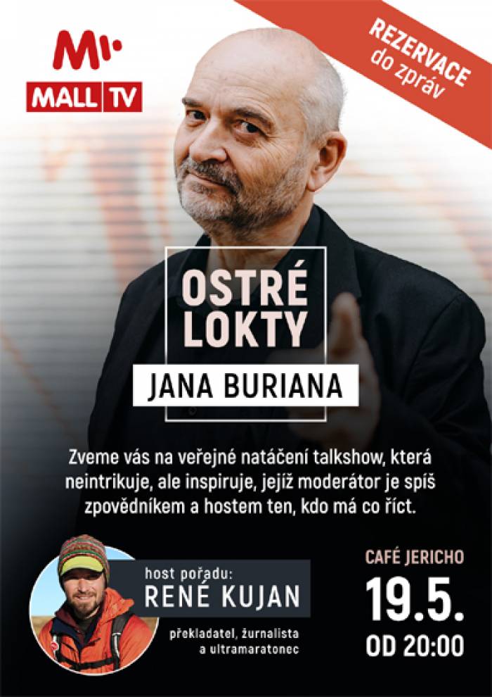 19.05.2019 - Ostré lokty Jana Buriana s Reném Kujanem - Praha