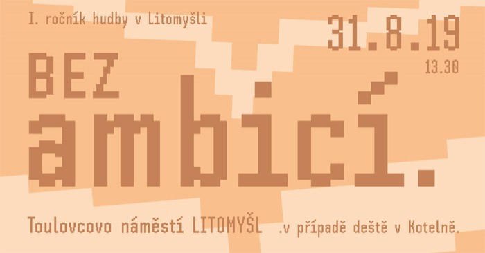 31.08.2019 - Festival hudby Bez ambicí 2019 - Litomyšl