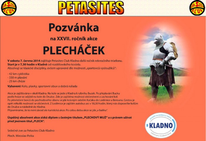 07.06.2014 - PLECHÁČEK - REKREAČNÍ TRIATLON - Kladno