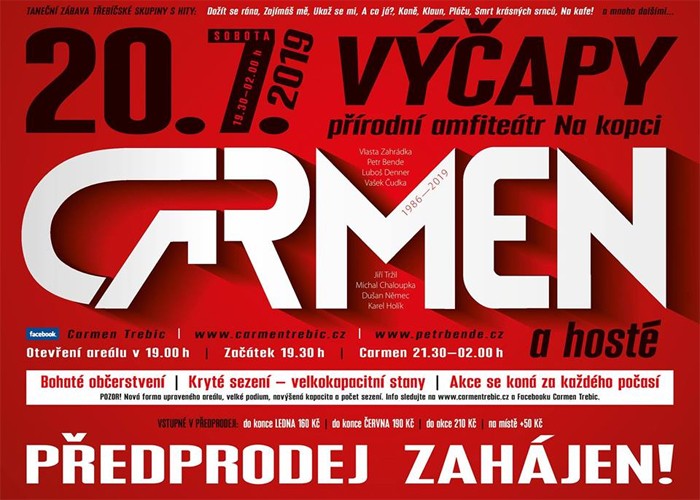 20.07.2019 - Carmen - Koncert / Výčapy