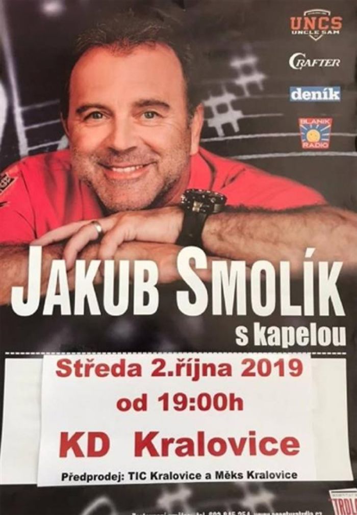 02.10.2019 - Jakub Smolík s kapelou - Kralovice
