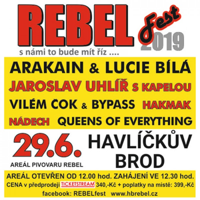 29.06.2019 - REBELfest 2019 - Havlíčkův Brod