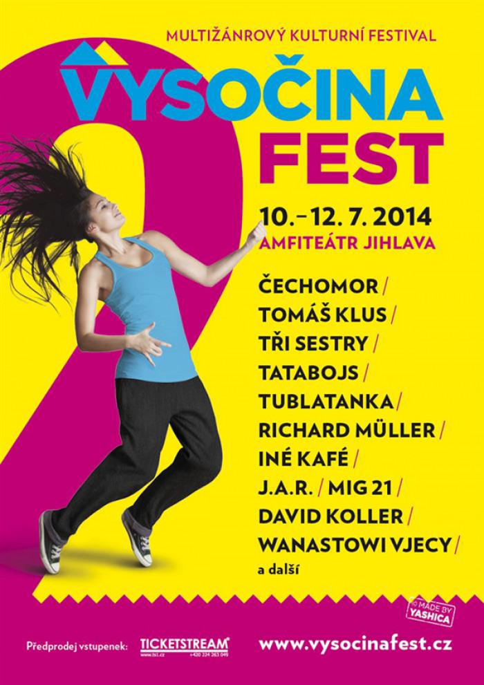 10.07.2014 - Multižánrový kulturní festival VYSOČINA FEST 2014 - JIHLAVA