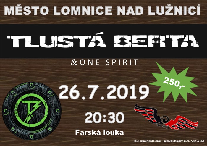 26.07.2019 - Tlustá Berta - Koncert / Lomnice nad Lužnicí