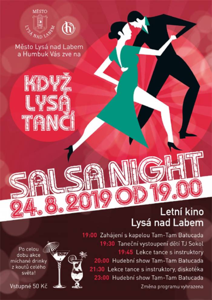 24.08.2019 - Salsa night: Když Lysá tančí - Lysá nad Labem