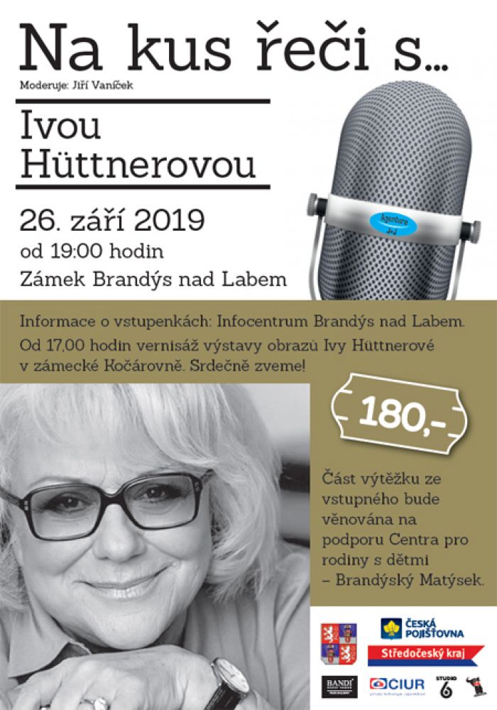 26.09.2019 - Na kus řeči s...Ivou Hüttnerovou - Brandýs nad Labem