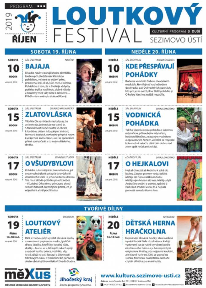 19.10.2019 - Loutkový festival 2019 - Sezimovo Ústí