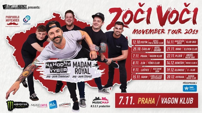 07.11.2019 - Zoči Voči - Movember Tour 2019 / Praha