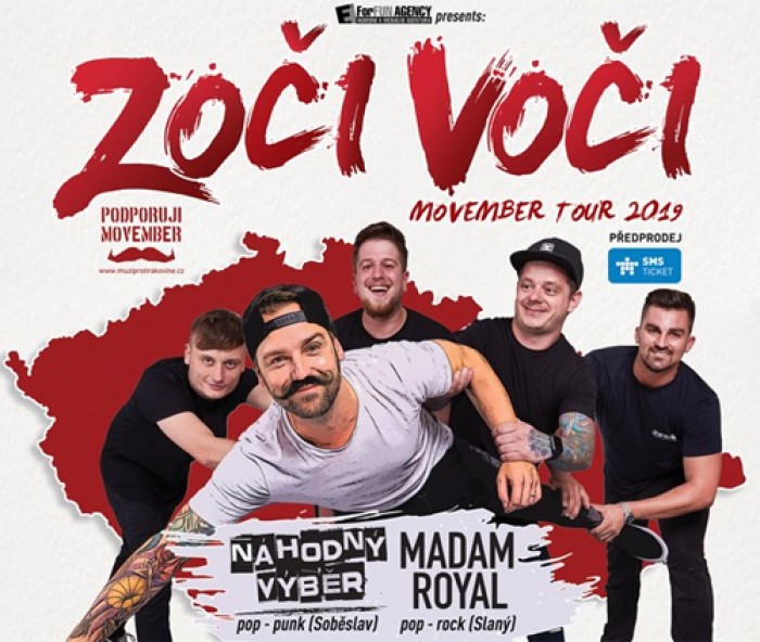 16.11.2019 - Zoči Voči - Movember Tour 2019 / Havlíčkův Brod
