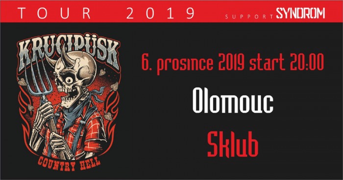 06.12.2019 - Krucipüsk - Country Hell tour 2019 / Olomouc