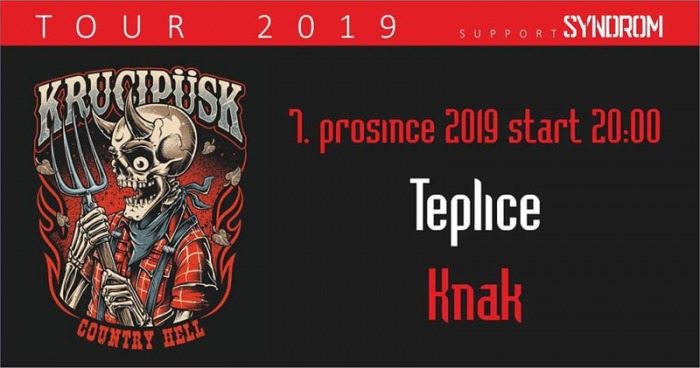 07.12.2019 - Krucipüsk - Country Hell tour 2019 / Teplice