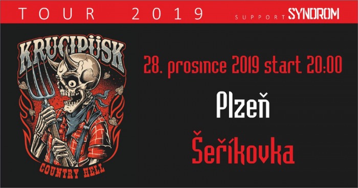 28.12.2019 - Krucipüsk - Country Hell tour 2019 / Plzeň