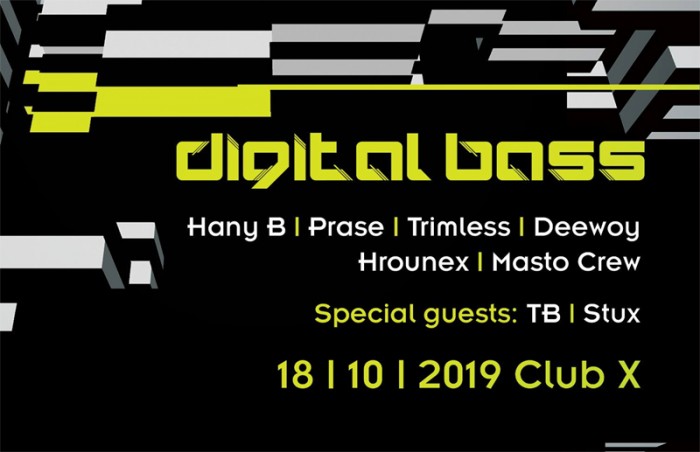 18.10.2019 - Digital Bass w/ STUX and more! - Benešov
