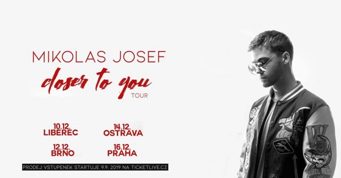 10.12.2019 - Mikolas Josef - Closer To You tour 2019 / Liberec