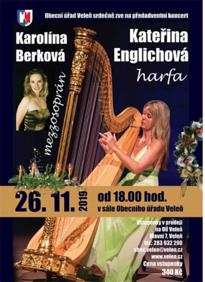26.11.2019 - Kateřina Englichová - Koncert / Veleň