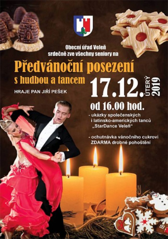 17.12.2019 - Předvánoční setkání s hudbou a tancem / Veleň