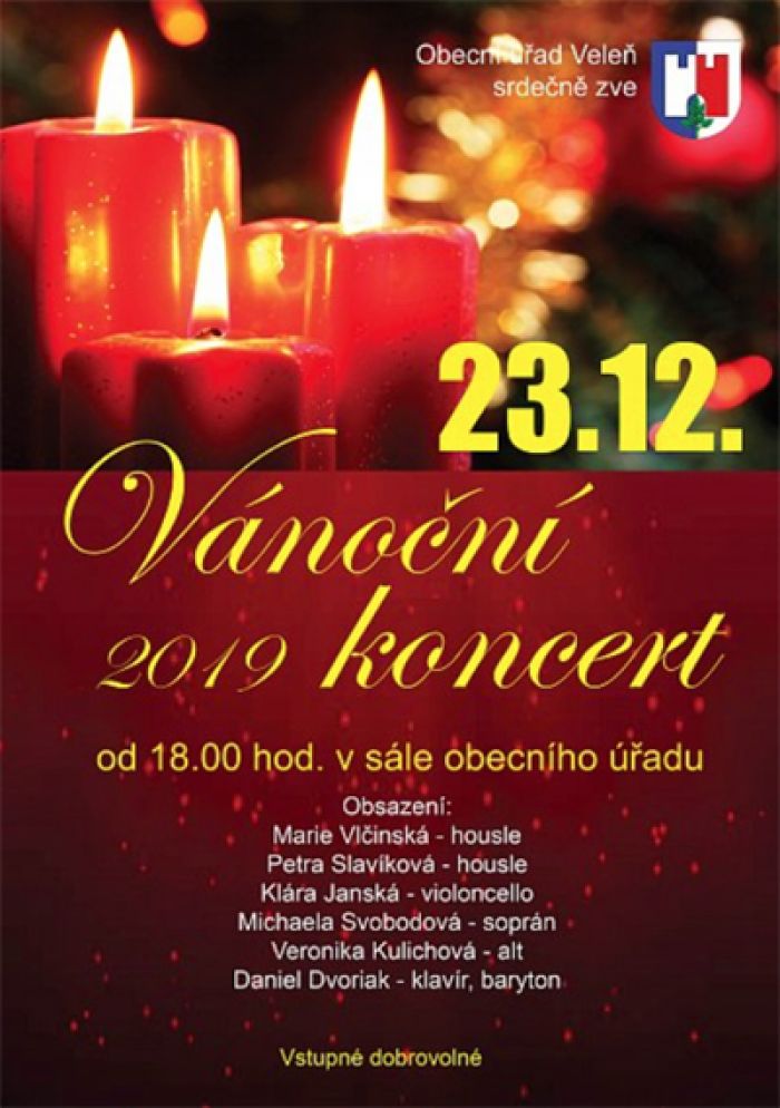 23.12.2019 - Vánoční koncert / Veleň