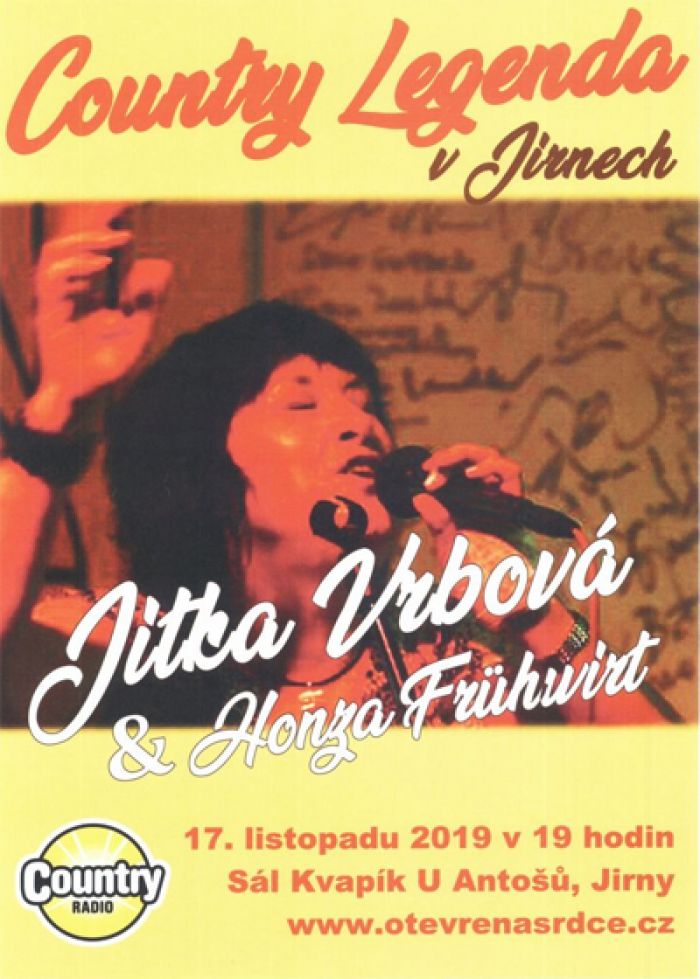 17.11.2019 - Jitka Vrbová a Honza Frühwirt - Koncert / Jirny