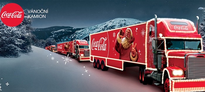 13.12.2019 - Coca-Cola vánoční kamion v Teplicích