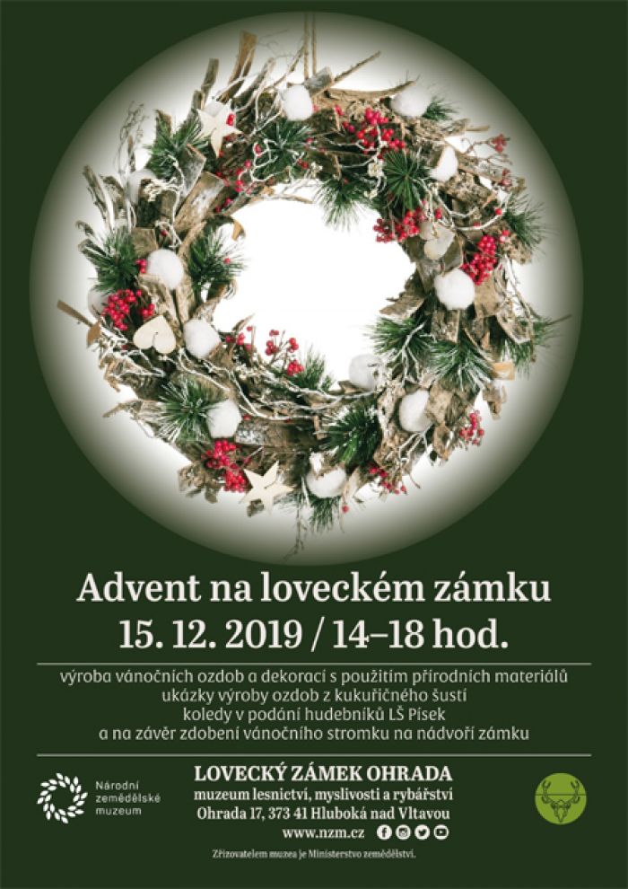 15.12.2019 - Advent na loveckém zámku - Hluboká nad Vltavou