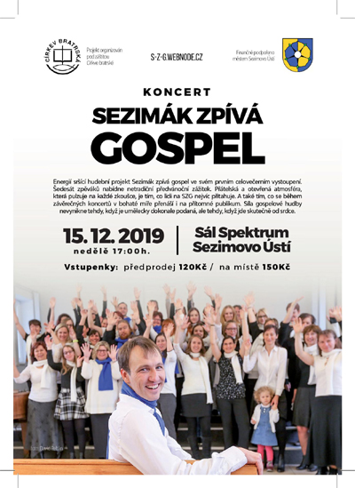 15.12.2019 - Sezimák zpívá gospel - Sezimovo Ústí