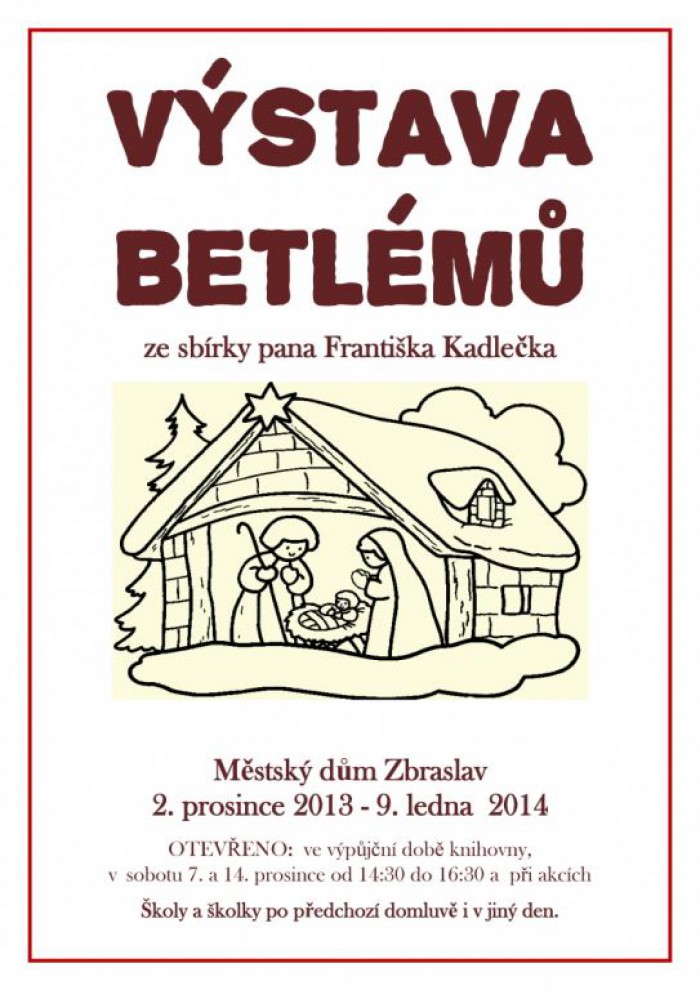 02.12.2013 - Tradiční výstava betlémů Františka Kadlečky
