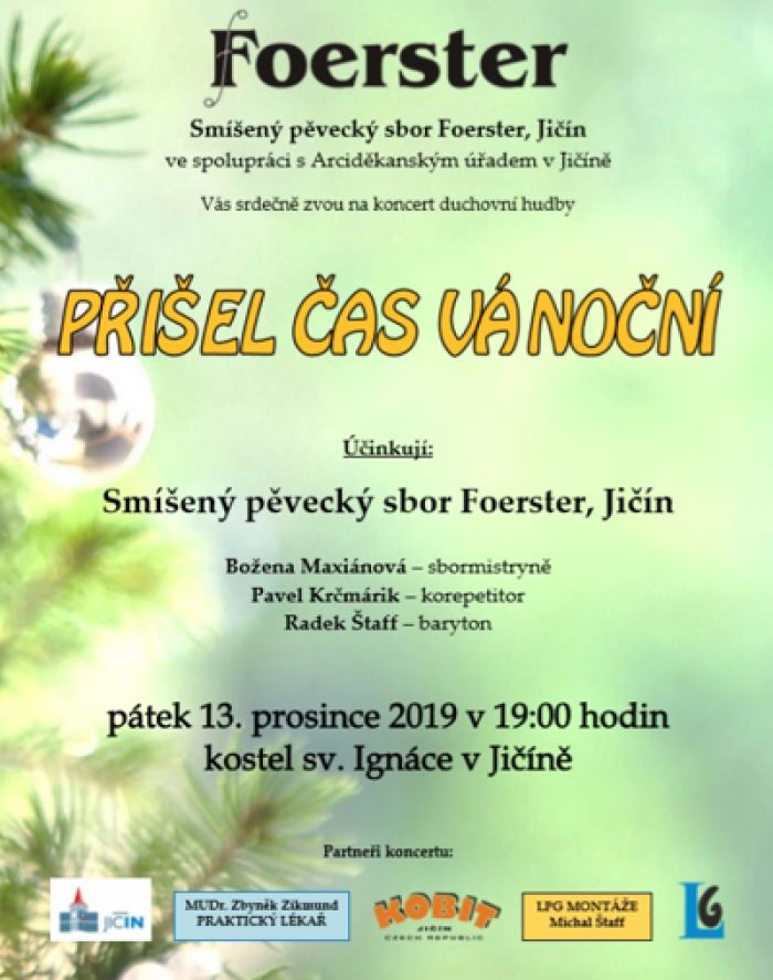 13.12.2019 - Přišel čas vánoční - Koncert / Jičín