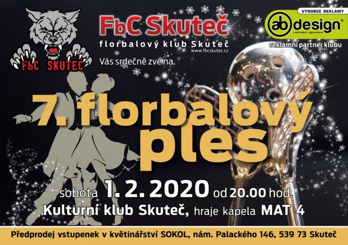 01.02.2020 - Florbalový ples - Skuteč 