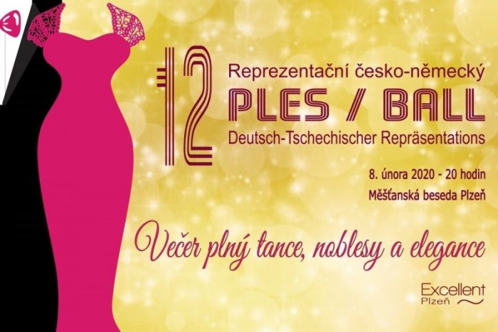 08.02.2020 - 12. reprezentační česko-německý ples 2020 - Plzeň