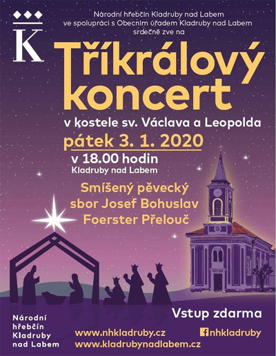 03.01.2020 - Tříkrálový koncert - Kladruby nad Labem