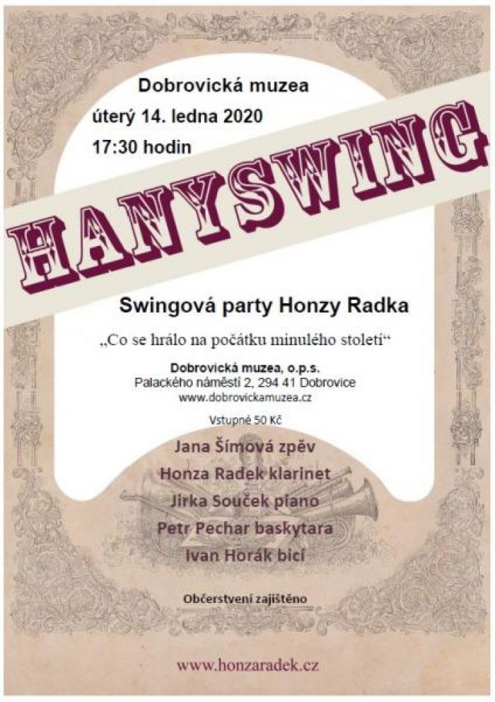 14.01.2020 - Swingová party Honzy Radka - Dobrovice
