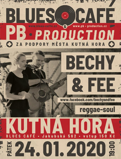 24.01.2020 - Bechy & Fee v Blues Café / Kutná Hora
