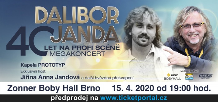 15.04.2020 - Dalibor Janda - 40 let na profi scéně / Brno
