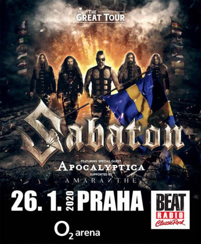 26.01.2020 - SABATON - Koncert / Praha