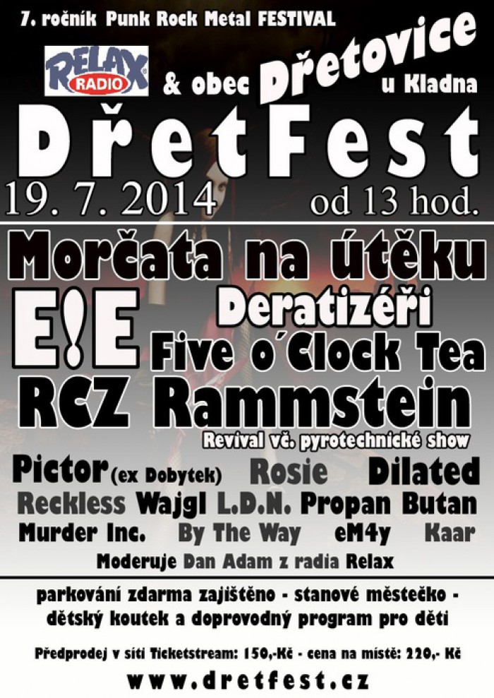 19.07.2014 - DřetFest 2014 - Dřetovice u Kladna