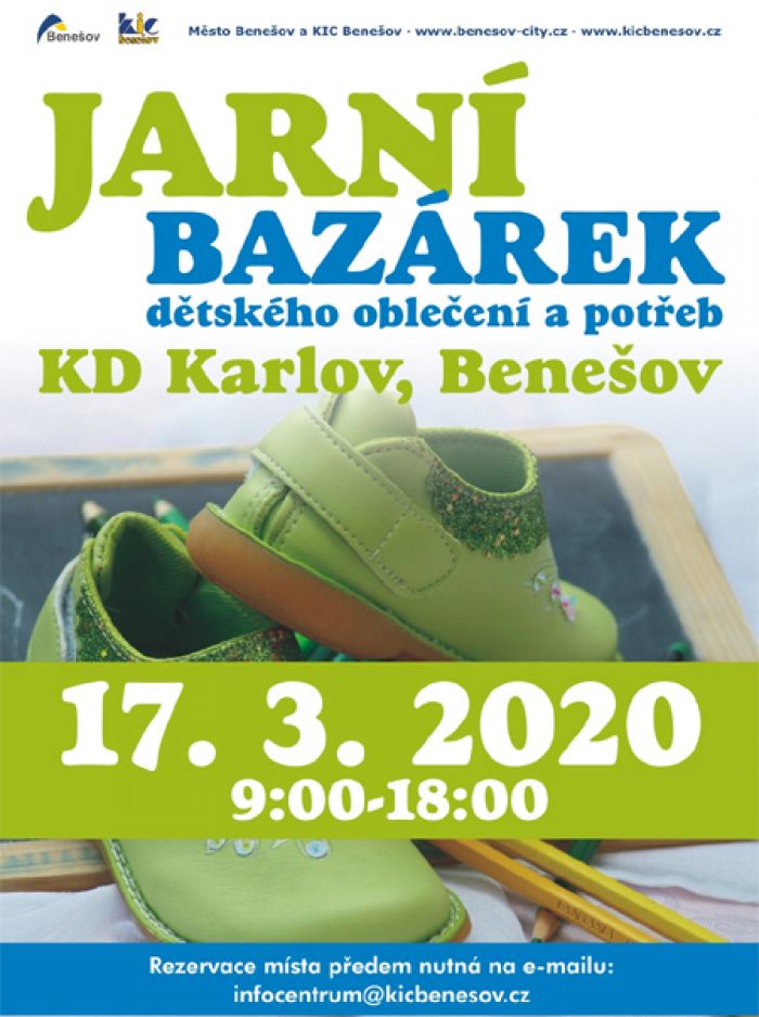17.03.2020 - Jarní bazárek / Benešov