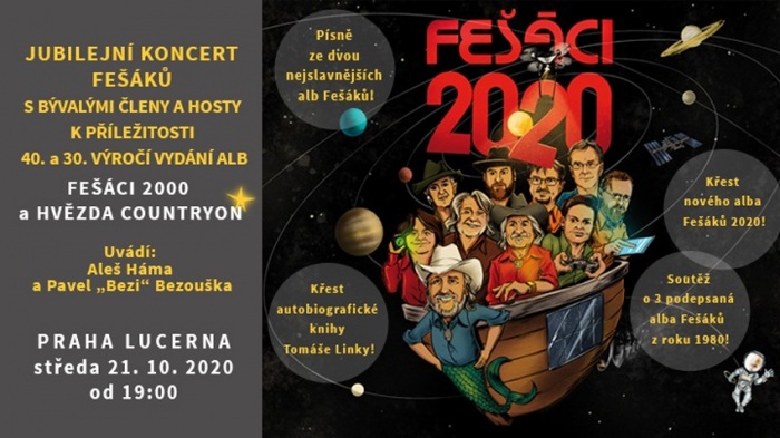 21.10.2020 - Jubilejní koncert skupiny Fešáci - Praha