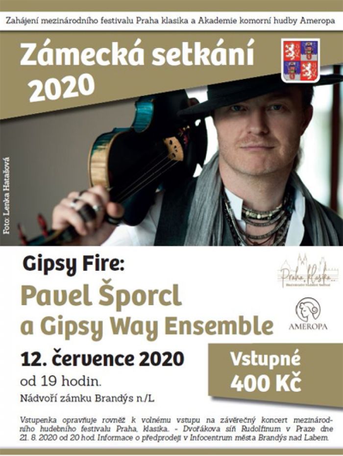 12.07.2020 - Pavel Šporcl a Gipsy Way Ensemble - Koncert / Brandýs nad Labem