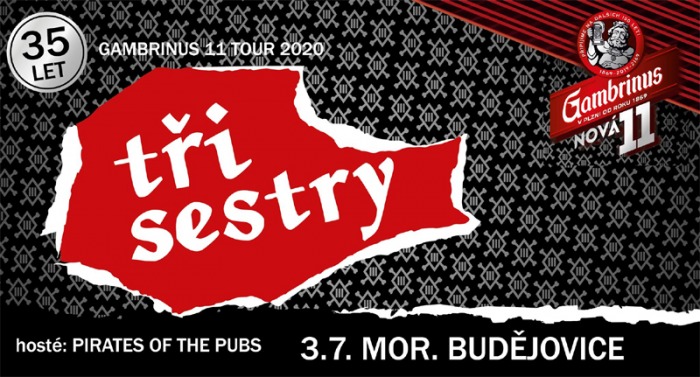 03.07.2020 - Tři Sestry - Gambrinus 11 tour / Moravské Budějovice