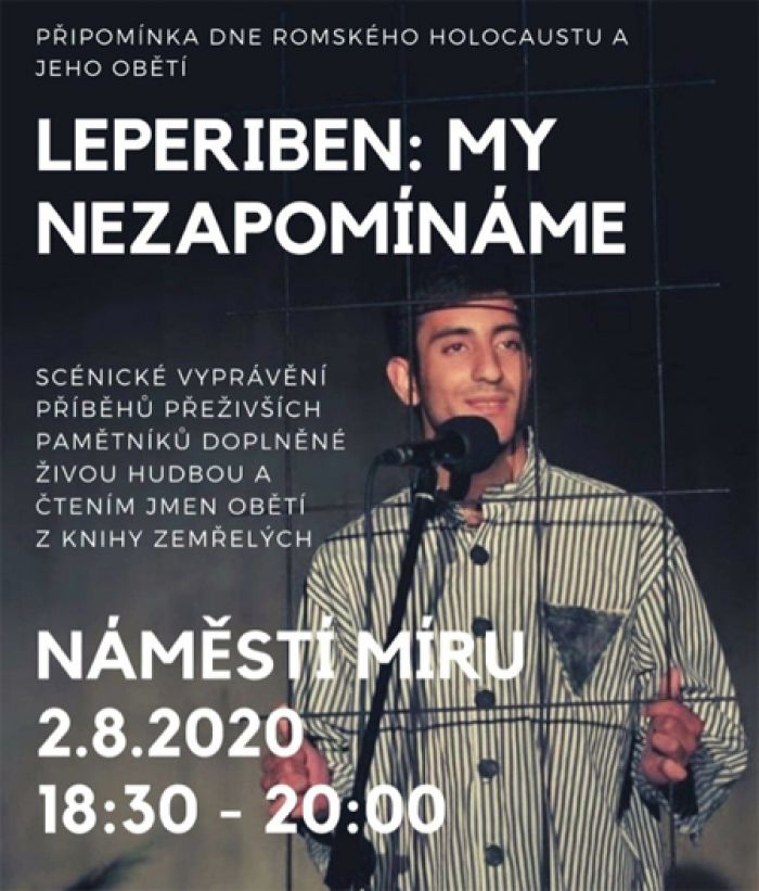 02.08.2020 - Leperiben - vzpomínková akce na oběti romského holocaustu / Praha