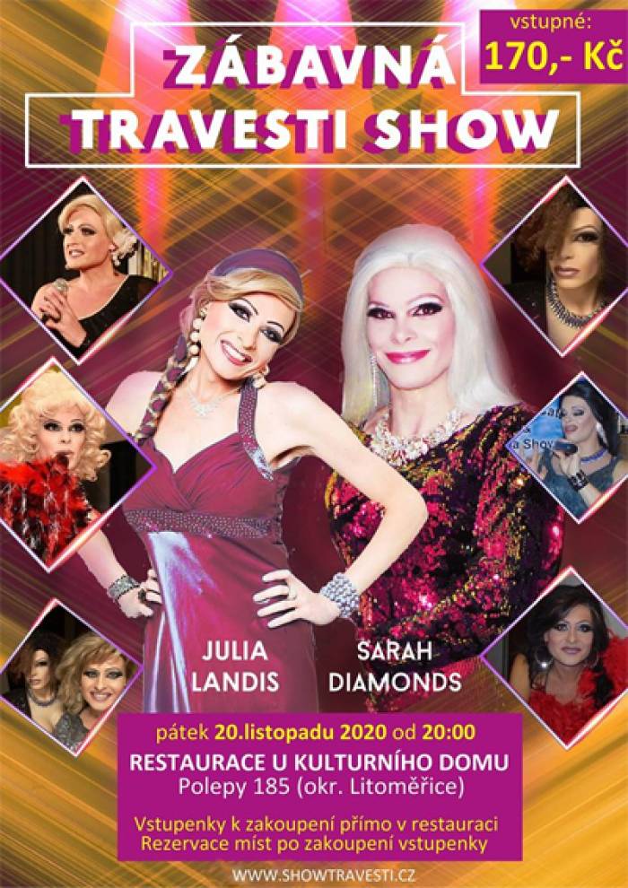 20.11.2020 - Zábavná Travesti Show - Polepy