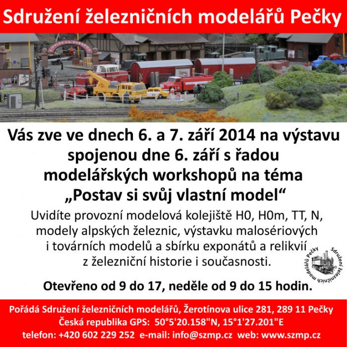 06.09.2014 - Výstava železničních modelů a kolejišť v provozu