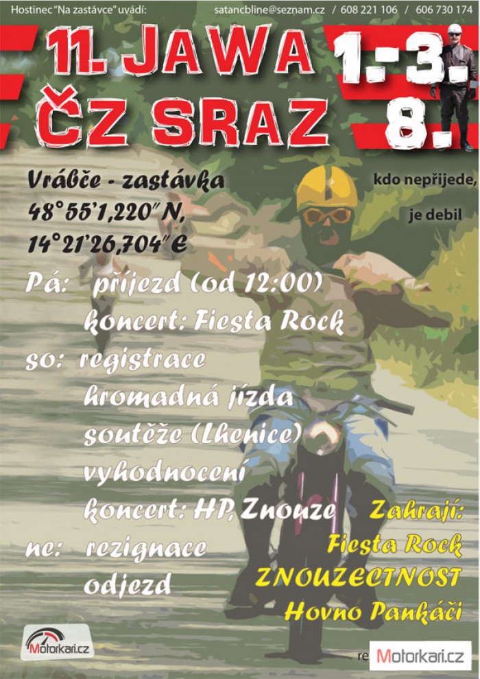 01.08.2014 - 11. Jawa-ČZ sraz 2014 - Vrábče