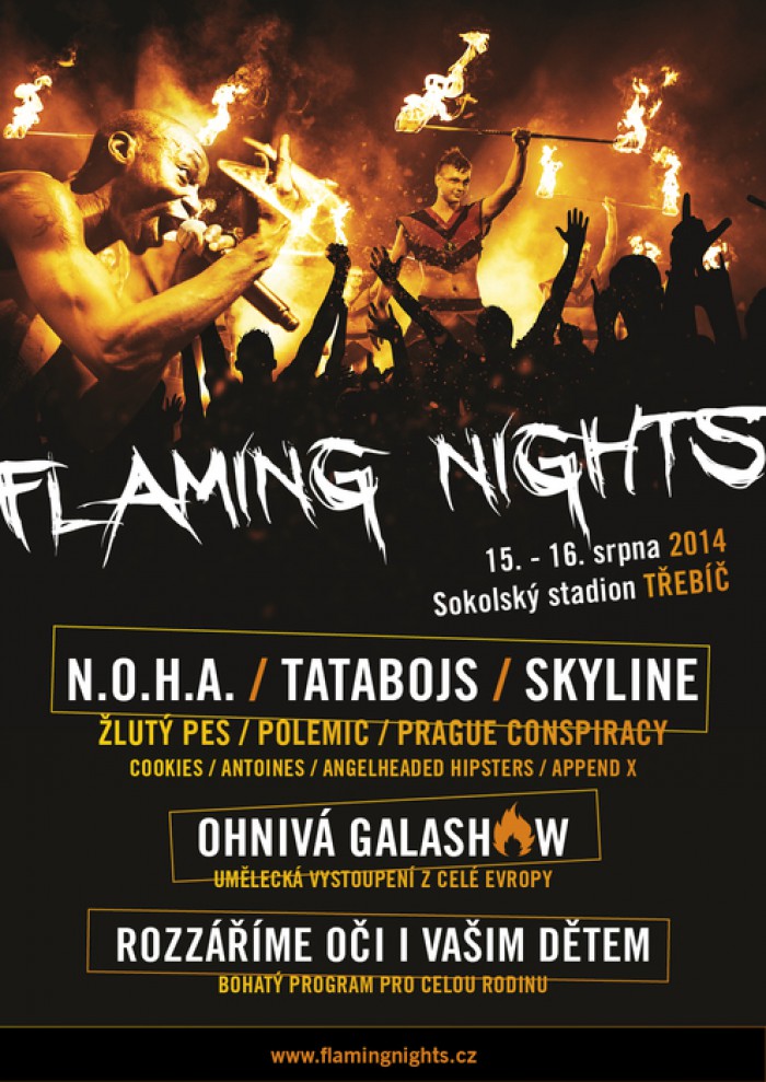 15.08.2014 - Flaming Nights 2014 - Třebíč